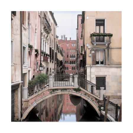 Alan Blaustein 'Piccolo Ponte' Canvas Art,35x35